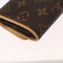 LOUIS VUITTON Monogram Pochette Twin PM Shoulder Bag M51854 LV Auth ka775-16