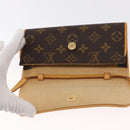LOUIS VUITTON Monogram Pochette Twin PM Shoulder Bag M51854 LV Auth ka775-18