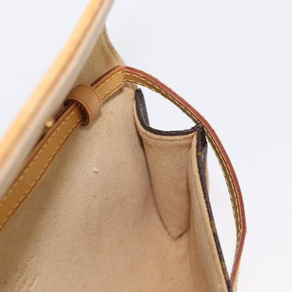 LOUIS VUITTON Monogram Pochette Twin PM Shoulder Bag M51854 LV Auth ka775