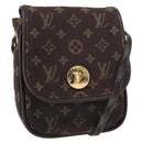 LOUIS VUITTON Monogram Mini Pochette Cancun Pouch Brown M95313 LV Auth ka777-1