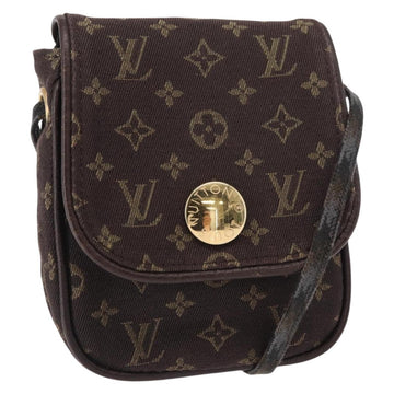 LOUIS VUITTON Monogram Mini Pochette Cancun Pouch Brown M95313 LV Auth ka777