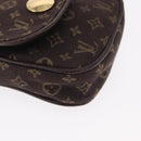 LOUIS VUITTON Monogram Mini Pochette Cancun Pouch Brown M95313 LV Auth ka777-9