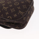 LOUIS VUITTON Monogram Mini Pochette Cancun Pouch Brown M95313 LV Auth ka777-15