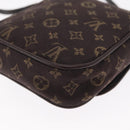 LOUIS VUITTON Monogram Mini Pochette Cancun Pouch Brown M95313 LV Auth ka777-16
