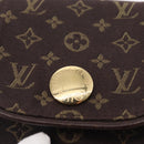 LOUIS VUITTON Monogram Mini Pochette Cancun Pouch Brown M95313 LV Auth ka777-17