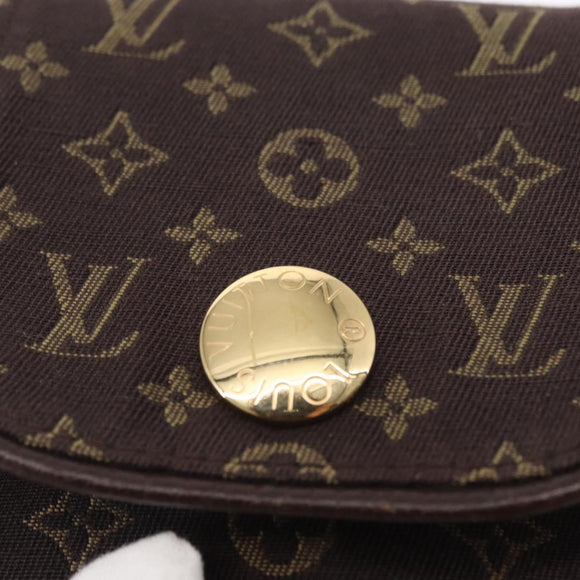 LOUIS VUITTON Monogram Mini Pochette Cancun Pouch Brown M95313 LV Auth ka777