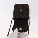 LOUIS VUITTON Monogram Mini Pochette Cancun Pouch Brown M95313 LV Auth ka777-10