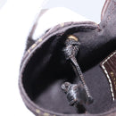 LOUIS VUITTON Monogram Mini Pochette Cancun Pouch Brown M95313 LV Auth ka777-20