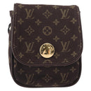 LOUIS VUITTON Monogram Mini Pochette Cancun Pouch Brown M95313 LV Auth ka777-13
