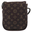 LOUIS VUITTON Monogram Mini Pochette Cancun Pouch Brown M95313 LV Auth ka777-2