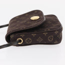 LOUIS VUITTON Monogram Mini Pochette Cancun Pouch Brown M95313 LV Auth ka777-4
