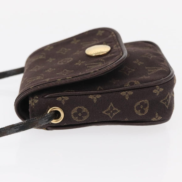 LOUIS VUITTON Monogram Mini Pochette Cancun Pouch Brown M95313 LV Auth ka777