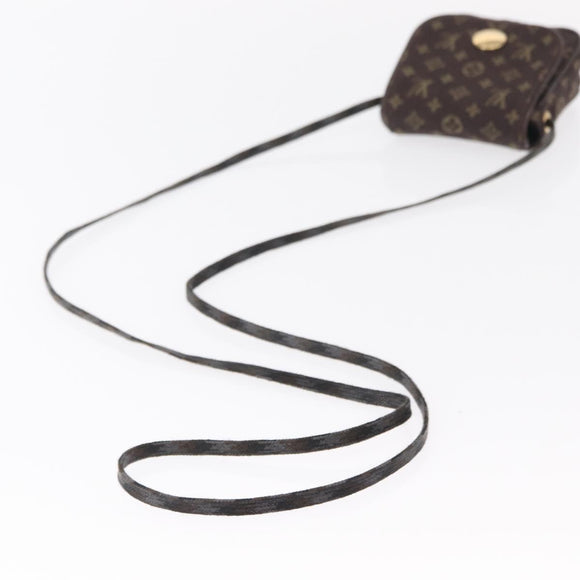 LOUIS VUITTON Monogram Mini Pochette Cancun Pouch Brown M95313 LV Auth ka777