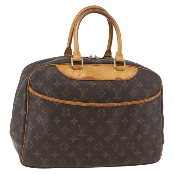 LOUIS VUITTON Monogram Deauville Hand Bag M47270 LV Auth ka780