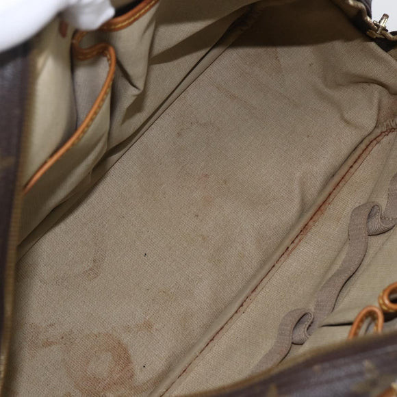 LOUIS VUITTON Monogram Deauville Hand Bag M47270 LV Auth ka780