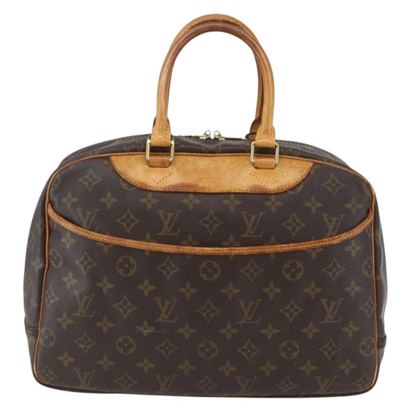 LOUIS VUITTON Monogram Deauville Hand Bag M47270 LV Auth ka780