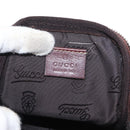 GUCCI Waist Bag Leather Bordeaux Silver 201846 Auth ka781-16