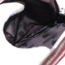 GUCCI Waist Bag Leather Bordeaux Silver 201846 Auth ka781-18