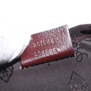 GUCCI Waist Bag Leather Bordeaux Silver 201846 Auth ka781-20