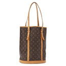 LOUIS VUITTON Monogram Bucket GM Shoulder Bag M42236 LV Auth ka785-1