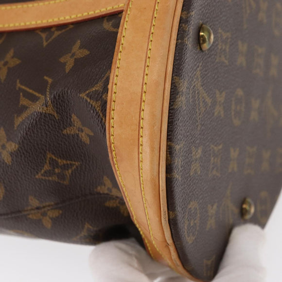 LOUIS VUITTON Monogram Bucket GM Shoulder Bag M42236 LV Auth ka785