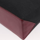 BURBERRY Nova Check Shoulder Bag Nylon Leather Gray Silver Auth ka787-13