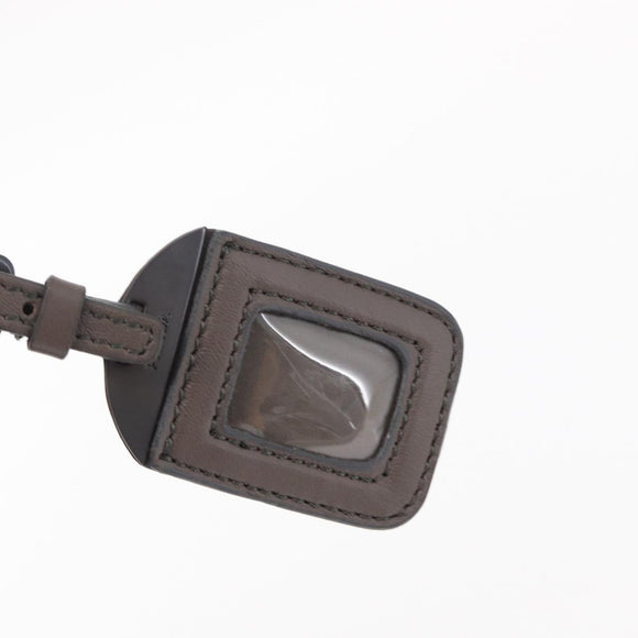 PRADA Shoulder Bag Nylon Leather Gray Auth ka788