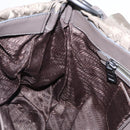 PRADA Shoulder Bag Nylon Leather Gray Auth ka788-21