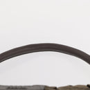 PRADA Shoulder Bag Nylon Leather Gray Auth ka788-8