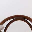 BURBERRY Nova Check Hand Bag Canvas Leather Beige Gold Auth ka789-8