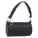 GUCCI Shoulder Bag Leather Black Silver 760170 Auth ka793V-1