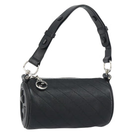 GUCCI Shoulder Bag Leather Black Silver 760170 Auth ka793V