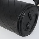 GUCCI Shoulder Bag Leather Black Silver 760170 Auth ka793V-12