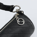 GUCCI Shoulder Bag Leather Black Silver 760170 Auth ka793V-14