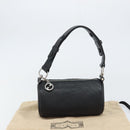 GUCCI Shoulder Bag Leather Black Silver 760170 Auth ka793V-18