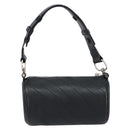 GUCCI Shoulder Bag Leather Black Silver 760170 Auth ka793V-3