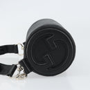 GUCCI Shoulder Bag Leather Black Silver 760170 Auth ka793V-5