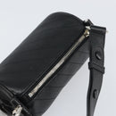 GUCCI Shoulder Bag Leather Black Silver 760170 Auth ka793V-6