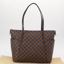 LOUIS VUITTON Damier Ebene Totally MM Hand Bag N41281 LV Auth ka794V-12