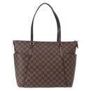 LOUIS VUITTON Damier Ebene Totally MM Hand Bag N41281 LV Auth ka794V-2