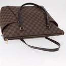 LOUIS VUITTON Damier Ebene Totally MM Hand Bag N41281 LV Auth ka794V-6