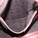 GUCCI Bamboo Hand Bag Leather Red Silver 232947 Auth ka796-23