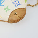 LOUIS VUITTON Multicolor Pochette Mira MM Pouch White M60096 LV Auth ka797SAV-15