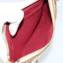 LOUIS VUITTON Multicolor Pochette Mira MM Pouch White M60096 LV Auth ka797SAV-10