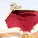 LOUIS VUITTON Multicolor Pochette Mira MM Pouch White M60096 LV Auth ka797SAV-20