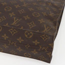 LOUIS VUITTON Monogram Sac Plat Hand Bag M51140 LV Auth ka802-9