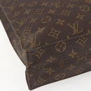 LOUIS VUITTON Monogram Sac Plat Hand Bag M51140 LV Auth ka802-14