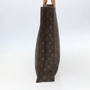 LOUIS VUITTON Monogram Sac Plat Hand Bag M51140 LV Auth ka802-4