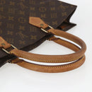 LOUIS VUITTON Monogram Sac Plat Hand Bag M51140 LV Auth ka802-7