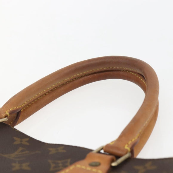 LOUIS VUITTON Monogram Sac Plat Hand Bag M51140 LV Auth ka802
